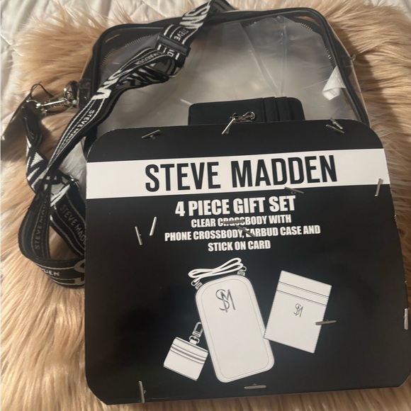 Steve Madden Black Belt Bag Set for Men - Picture 6 of 6
